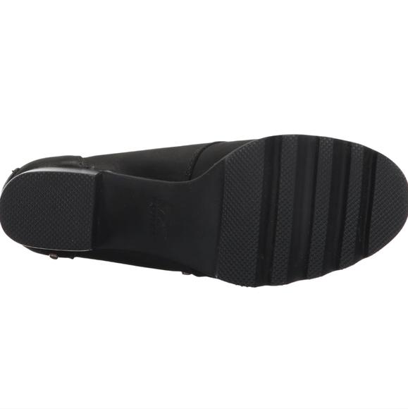 Sorel Addington Chelsea Block Heel Black Boot Size 9.5 - Picture 4 of 4